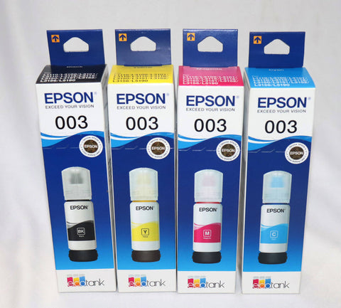 EPSON 003 GENUINE INK BOTTLE 70 ml. increased printer life using Original