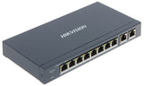 HIKVISION |  8 Port Fast Ethernet Unmanaged POE Switch | WITH 2 UPLINKS