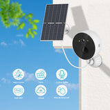 Solar Cell Monitoring Camera Outdoor Low Power Consumption