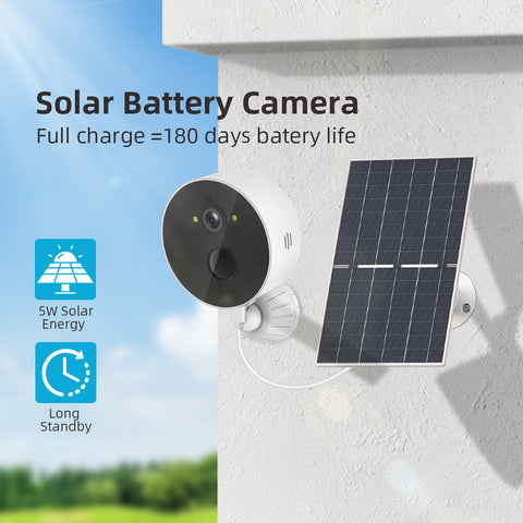 Solar Cell Monitoring Camera Outdoor Low Power Consumption