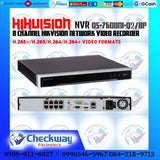 8 Channel Hikvision Network Video Recorder NVR DS-7608NI-Q2/8P 80Mbps Bit Rate (with FREE T-SHIRT)