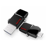 SanDisk Ultra 32GB OTG / Dual USB Drive 3.0 (Black) | FOR ANDROID SMARTPHONES | multipurpose cheap