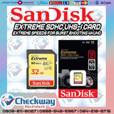 SANDISK EXTREME  sdhc uhs-i card 32gb 90mb/s | SDCARD FOR DSLR | ORIGINAL | sd card for many use