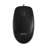 LOGITECH B100 MOUSE full-size chorded - checkwayelectrotech.com