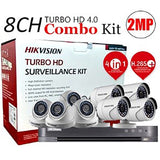 8 CHANNEL, 8 CAMERAS, 1080p, 2MP, 2TB HDD, HIKVISION TURBO HD 4.0 CCTV SECURITY SURVEILLANCE PKG-2 - checkwayelectrotech.com